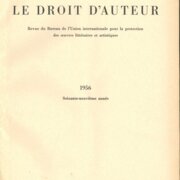 Le Droit d'Auteur