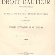 Le Droit d'Auteur