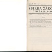 Sbírka zákonů České republiky III.