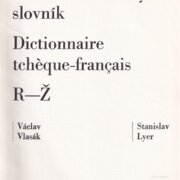 Česko-francouzský slovník R-Ž