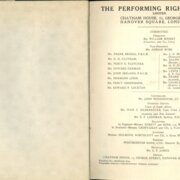 THE PERFORMING RIGHT SOCIETY