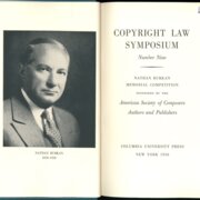 Copyright law symposium - Number nine