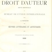 Le Droit d'Auteur