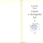 Umění a ideologický boj I (1945 - 1959)