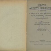 Správa akciové společnosti. Se zřetelem k právu platnému na Slovensku, právu německému, anglickému a francouzskému.