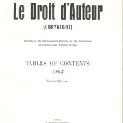 Le Droit d'Auteur