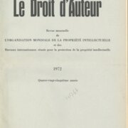 Le Droit d'Auteur
