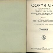 International Review of the Protection of Literary, Artistic and Industrial Property - Volume IV
