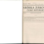 Sbírka zákonů České republiky V.