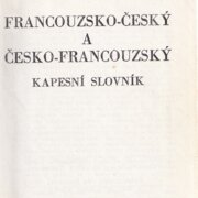 Francouzsko-český a česko-francouzský kapesní slovník