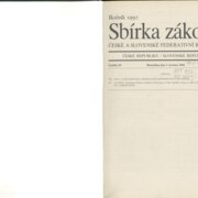 Sbírka zákonů České a Slovenské federativní republiky