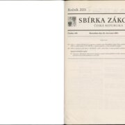 Sbírka zákonů Česká republika V.