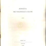 Sonáta pro violoncello a klavír