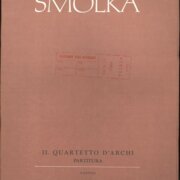 II. Quartetto d´archi - partitura