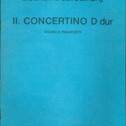 II. Concertino D dur