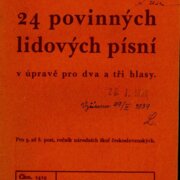 24 povinných lidových písní