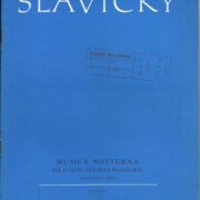 Musica notturna per flauto, violino e pianoforte