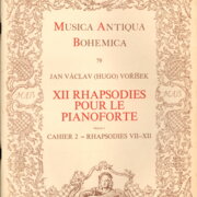 XII. Rhapsodies pour le pianoforte