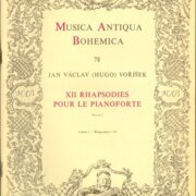 XII. Rhapsodies pour le pianoforte