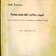 Prostná cvičení žáků vyššího stupně