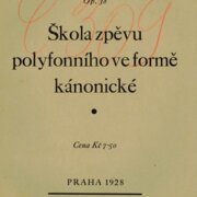 Škola zpěvu polyfonního ve formě kánonické