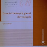Dvanásť ľudových piesní Slovenských