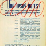 Trampský notes?