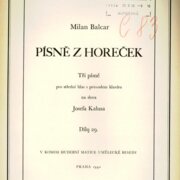Písně z horeček