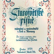 Starosvětské písně