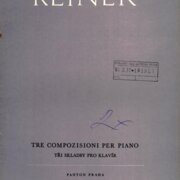 Tre compozisioni per piano