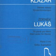 Dětské nálady, Tři písně pro klavír