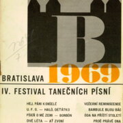 Bratislava 1969 - IV. festival tanečních písní