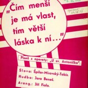 Čím menší je má vlast, tím větší láska k ní