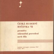 Česká hudební ročenka ´70
