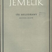 Tři melodramy recitace a klavír