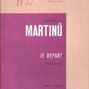 Le départ