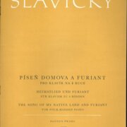 Píseň domova a furiant pro klavír na 4 ruce
