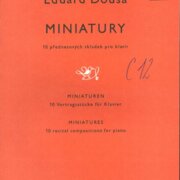 Miniatury - 10 přednesových skladeb pro klavír