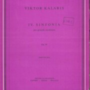 IV. Sinfonia per grande orchestra