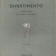 Divertimento - per tre violini in istile classico
