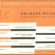 Malý harmonikový repertoár - oblibené melodie