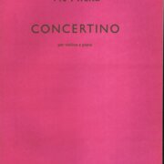 Concertino per violino e piano