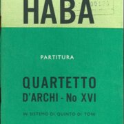 Quartetto d´archi - No XVI.