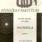 Písnička v partituře - Michaela