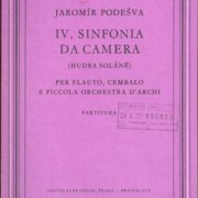 IV. Sinfonia Da camera