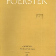 Capriccio per flauto e piano