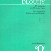 Tři miniatury pro klarinet a klavír