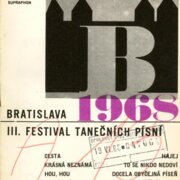 Bratislava 1968 - III. festival tanečních písní
