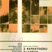 Z repretoáru zlatého slavíka