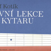 První lekce na kytaru